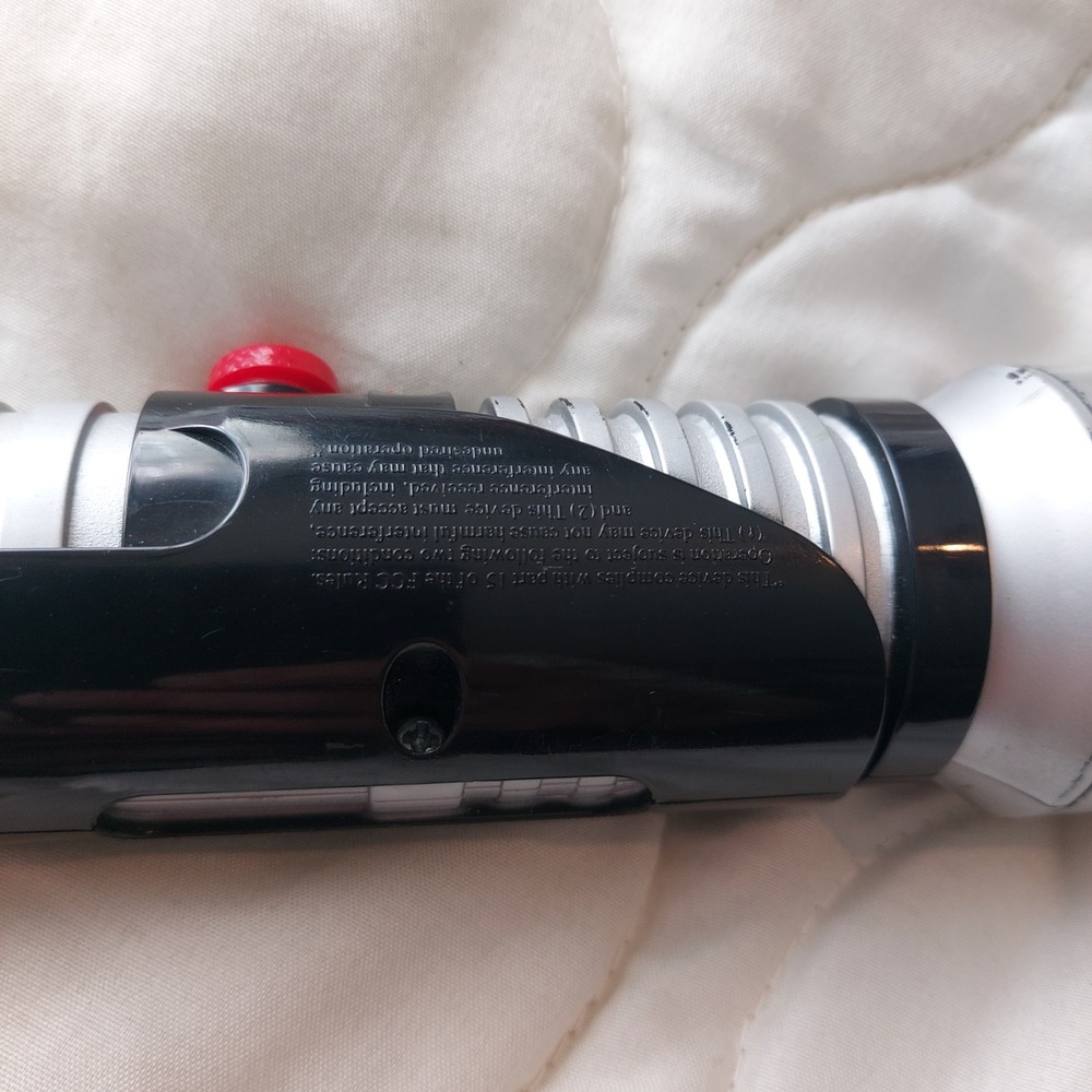 Vintage 1999 Star Wars Darth Maul Hasbro Electronic Red Lightsaber Episode I - Picture 4 of 7
